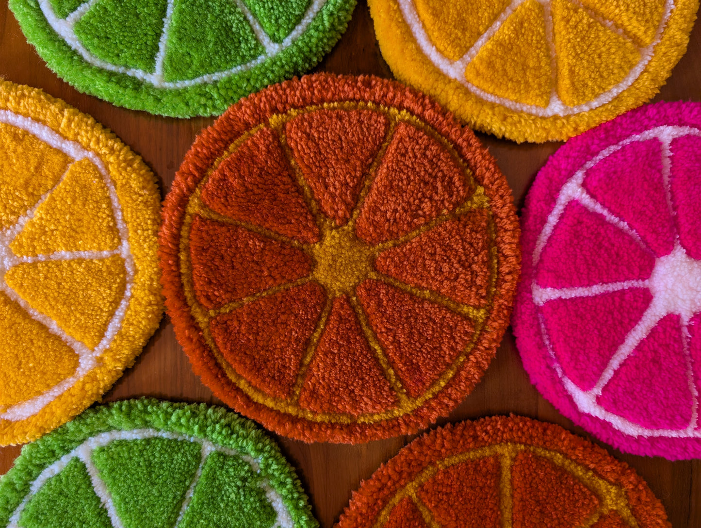 Fresh and Fun Citrus Mini Rugs